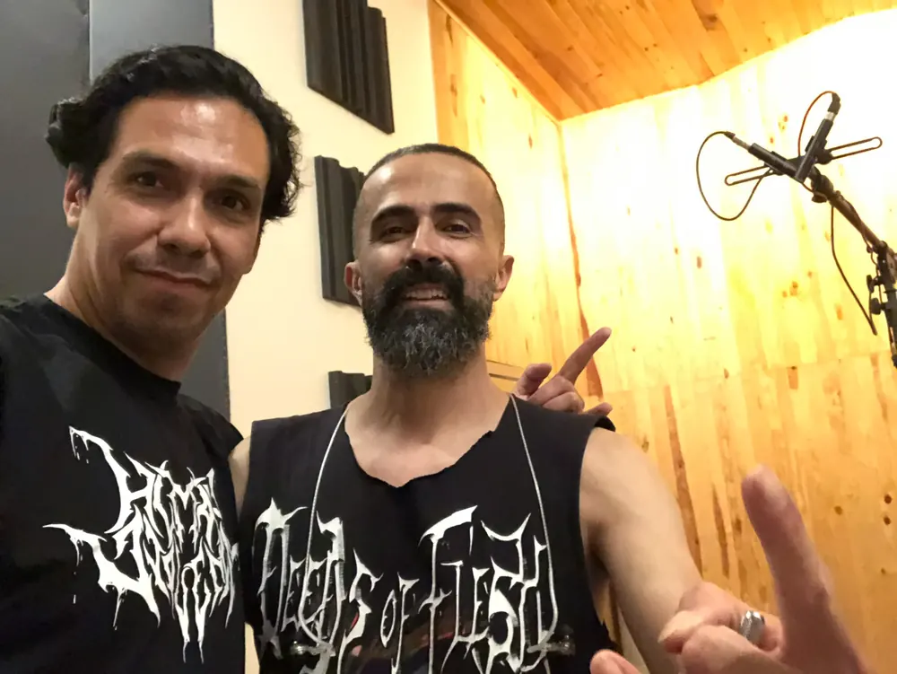 Human Violence — Cabina de grabación